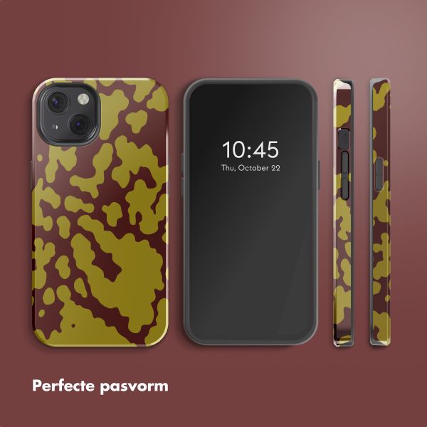 Selencia Vivid Backcover met MagSafe Apple iPhone 13 - Moo'd Olive Dust