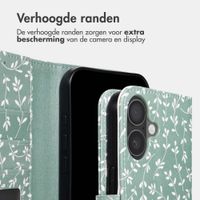 imoshion Design Bookcase Apple iPhone 17 - Smoke Green Flowers