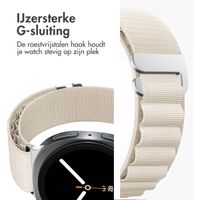 imoshion Nylon Alpine bandje Samsung Galaxy Watch 8 (40/44mm) / Classic (46mm) - Wit