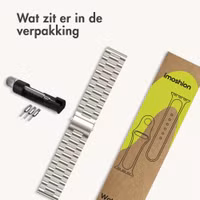 imoshion Stalen bandje  - Universeel 20 mm aansluiting - Starlight
