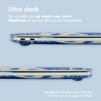 imoshion Design Laptop Cover Apple MacBook Air 15 inch (2023 / 2024 M3 chip / 2025 M4 chip) - Flower Tile