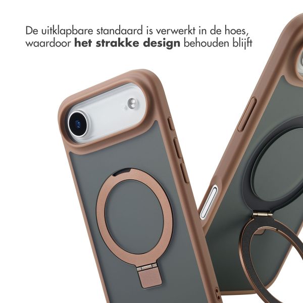 Accezz Ring Stand Backcover met MagSafe Apple iPhone Air - Bruin