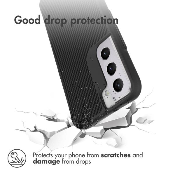 imoshion Rugged Hybrid Case Samsung Galaxy S22 - Zwart