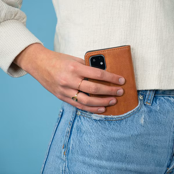 imoshion Luxe Bookcase Samsung Galaxy S20 FE - Bruin