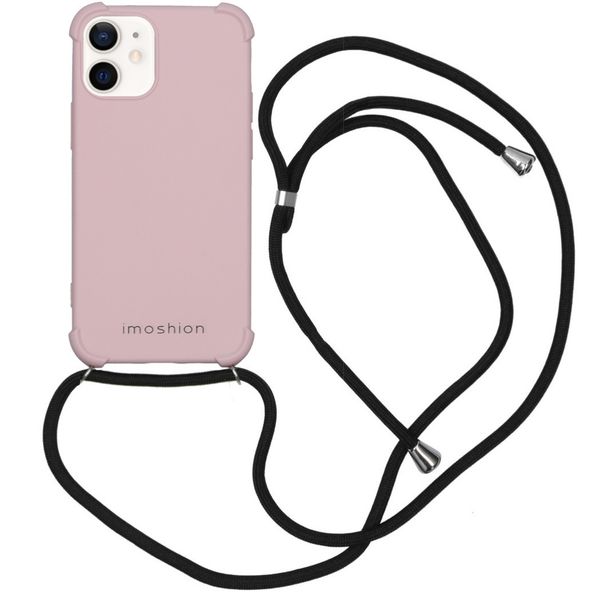 imoshion Color Backcover met koord iPhone 12 Mini - Roze