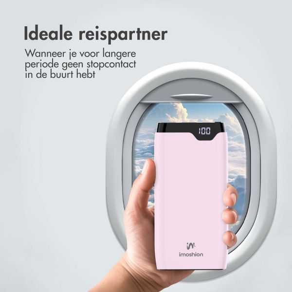 imoshion Powerbank - 20.000 mAh - Quick Charge en Power Delivery - Roze