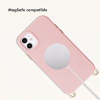 Selencia Rivièra MagSafe Back Cover with detachable hooks Apple iPhone 11 - Sorbet Pink