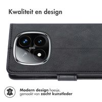 imoshion Luxe Bookcase Xiaomi Redmi Note 14 Pro Plus (5G) - Zwart