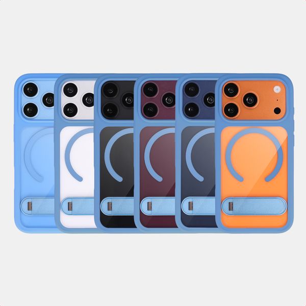 Accezz Hold Backcover met MagSafe Apple iPhone 18 Pro / 17 Pro - Light Blue