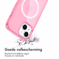 imoshion Sparkle Backcover met MagSafe Apple iPhone 15 - Glitter Roze