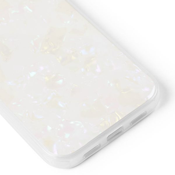 iDeal of Sweden Pearlized Case voor de Apple iPhone 12 (Pro) - Wit