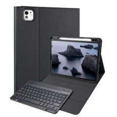 Accezz Bluetooth Keyboard Book Case Apple iPad Pro 11 (2025) M5 / (2024) M4 - QWERTY / NL - Black
