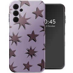 Selencia Vivid Backcover Samsung Galaxy A15 (5G/4G) - Stars Plum Lilac