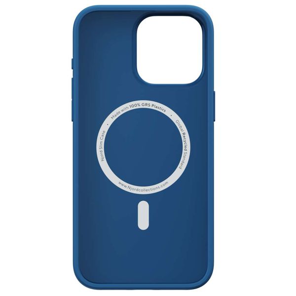 Njorð Collections Slim Case MagSafe iPhone 15 Pro Max - Blue