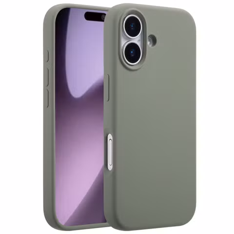 Accezz Liquid Silicone Backcover met MagSafe Apple iPhone 17 - Cooper Green