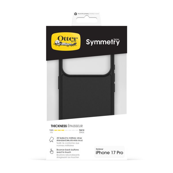 OtterBox Symmetry Clear Backcover MagSafe Apple iPhone 17 Pro - Black