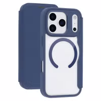 imoshion Transparante Bookcase met MagSafe Apple iPhone 17 Pro - Blauw