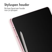 imoshion Trifold Hardcase Bookcase Samsung Tab S10 Plus / Tab S9 FE Plus / Tab S9 Plus 12.4 inch - Roze