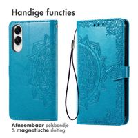 imoshion Mandala Bookcase Samsung Galaxy S25 Edge - Turquoise