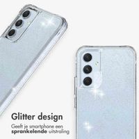 imoshion Glitter Backcover Samsung Galaxy A54 (5G) - Zilver