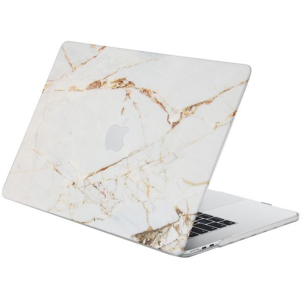 imoshion Design Laptop Cover MacBook Air 15 inch (2023) / Air 15 inch (2024) M3 chip - A2941 / A3114 - White Marble