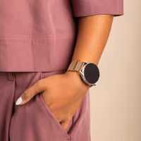imoshion Milanees magnetisch bandje Samsung Galaxy Watch 9 (40/44mm) / Watch 8 (40/44mm) / Classic (46mm) - Rose goud