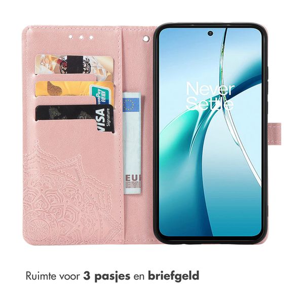 imoshion Mandala Bookcase Motorola Edge 60 Neo - Rosé Goud