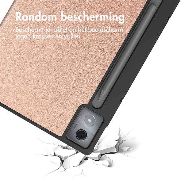 imoshion Trifold Bookcase Lenovo Idea Tab Pro - Rose Gold