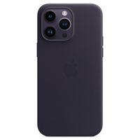 Apple Leather Back Cover with MagSafe Apple iPhone 14 Pro Max - Ink