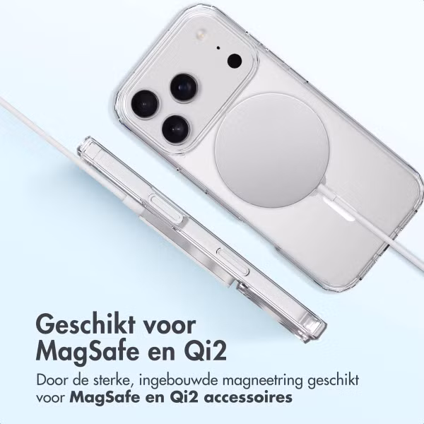 Accezz Xtreme Impact Backcover met MagSafe Apple iPhone 17 Pro - Transparant