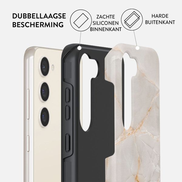 Burga Tough Backcover Samsung Galaxy S23 - Vanilla Sand