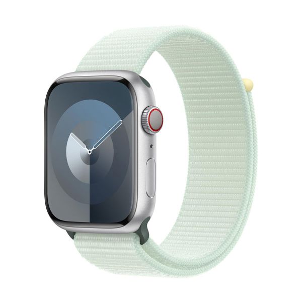 Apple 3 Pack Sport Loop band voor de Apple Watch | 38/40/41/42 mm - Soft Mint / (Product)RED / Ocean Blue