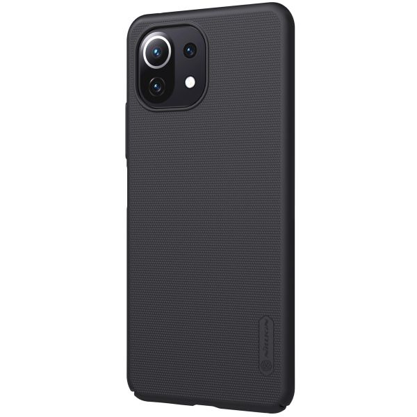 Nillkin Super Frosted Shield Case Xiaomi Mi 11 Lite (5G/4G) / 11 Lite 5G NE - Zwart