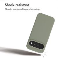 Accezz Liquid Silicone Case with MagSafe Google Pixel 11 / 11 Pro / 10 / 10 Pro - Cooper Green