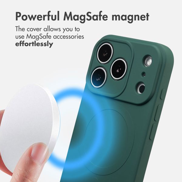 imoshion Colour Back Cover with MagSafe Apple iPhone 17 Pro - Dark Green