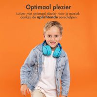 imoshion Draadloze Kinderkoptelefoon LED Light - Decibelbegrenzer - Met AUX kabel - Cobalt Blue / Soft Blue