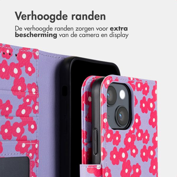 imoshion Design Bookcase Apple iPhone 14 - Dusty Rose Blossoms