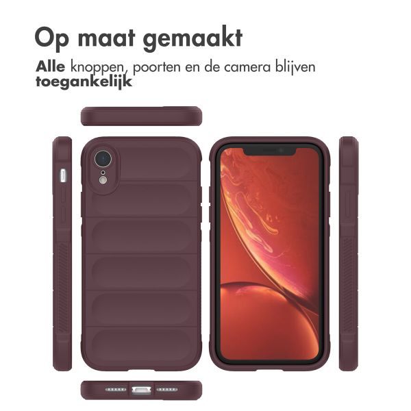 imoshion EasyGrip Backcover iPhone Xr - Aubergine