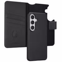 Accezz Leather Bookcase 2-in-1 met MagSafe Samsung Galaxy S26 - Onyx Black