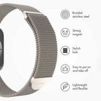imoshion Milanese magnetic band Apple Watch | 44/45/46/49 mm - Size M - Starlight