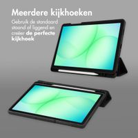 Accezz Smart Silicone Bookcase Samsung Galaxy Tab A11 Plus / A9 Plus - Zwart