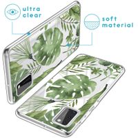 imoshion Design hoesje Samsung Galaxy A41 - Monstera Leaves
