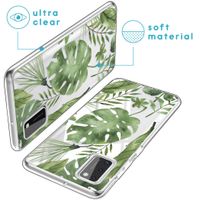 imoshion Design hoesje Samsung Galaxy A41 - Bladeren - Groen