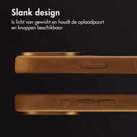 Accezz Vintage Leather Magsafe Backcover Apple iPhone 16 Pro - Tabacco Cognac