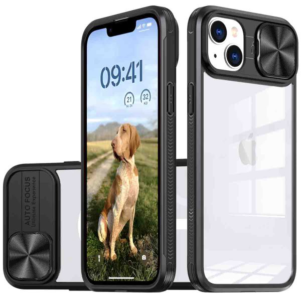 imoshion Camslider Backcover iPhone 13 - Zwart