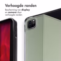 Accezz Classic Tablet Case Apple iPad Pro 12.9 (2022) / Pro 12.9 (2021) / Pro 12.9 (2020) - Groen