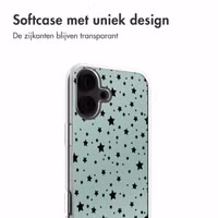 imoshion Design hoesje Apple iPhone 16 - Stars Mint