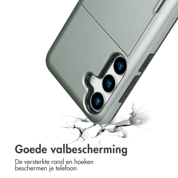 imoshion Backcover met pasjeshouder Samsung Galaxy S25 Plus - Groen