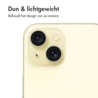 imoshion 2 Pack Camera lens protector Apple iPhone 15 / 15 Plus - Yellow