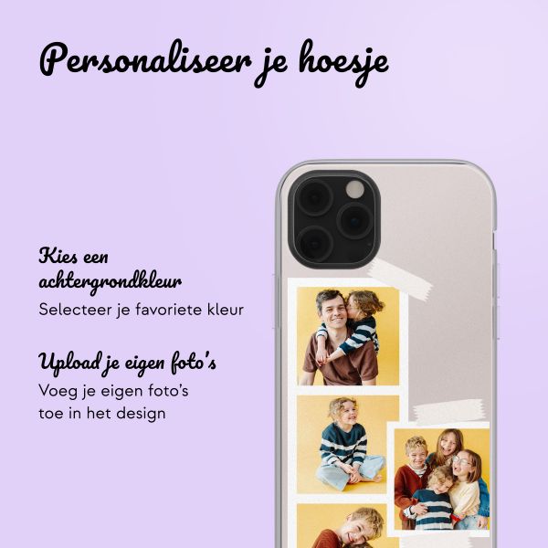 Hoesje met eigen foto en/of tekst Apple iPhone 12 (Pro) - Filmrol nummer 1